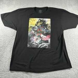 JuJuTsu Kaisen Shirt Mens XXL 2X Black Crunchy Roll Graphic Anime